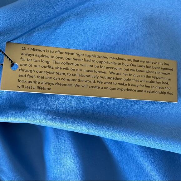 Maree Pour Toi pleather faux wrap skirt Size 12 - Picture 11 of 12